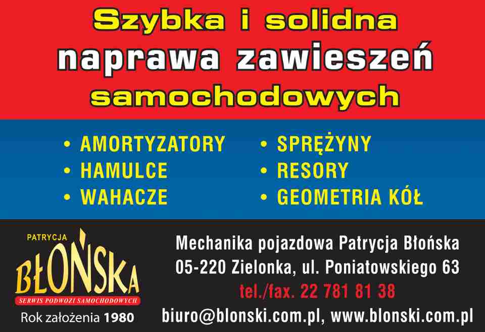 MECHANIKA POJAZDOWA Patrycja Błońska - hamulce ZIELONKA hamulce ZIELONKA
